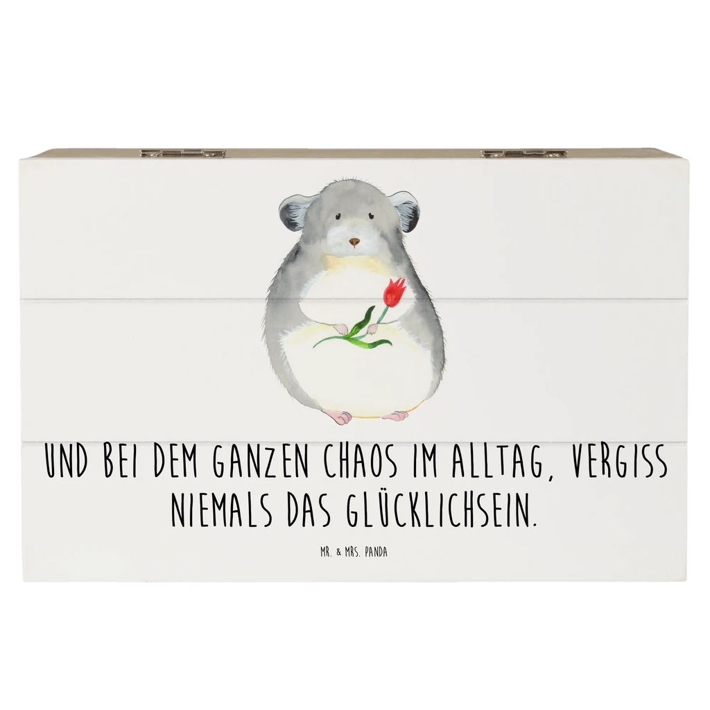Holzkiste Chinchilla Blume Holzkiste, Kiste, Schatzkiste, Truhe, Schatulle, XXL, Erinnerungsbox, Erinnerungskiste, Dekokiste, Aufbewahrungsbox, Geschenkbox, Geschenkdose, Tiermotive, Gute Laune, lustige Sprüche, Tiere, Chinchilla, Chinchillas, Liebeskummer, Kummer, Depressionen, traurig sein, Chaos, Glücklichsein, Büro, Büroalltag