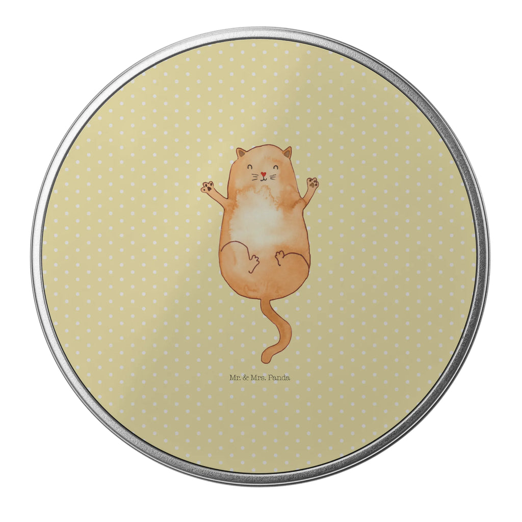 okrągła puszka z blachy kotka Przytulić Kot, motyw kotów, miłośnik kotów, dekoracje z kotami, przyjaciel kotów, entuzjasta kotów, produkty dla kotów, artykuły dla kotów, akcesoria dla kotów, pamiątki z kotami, produkty dla miłośników kotów, motywy kotów