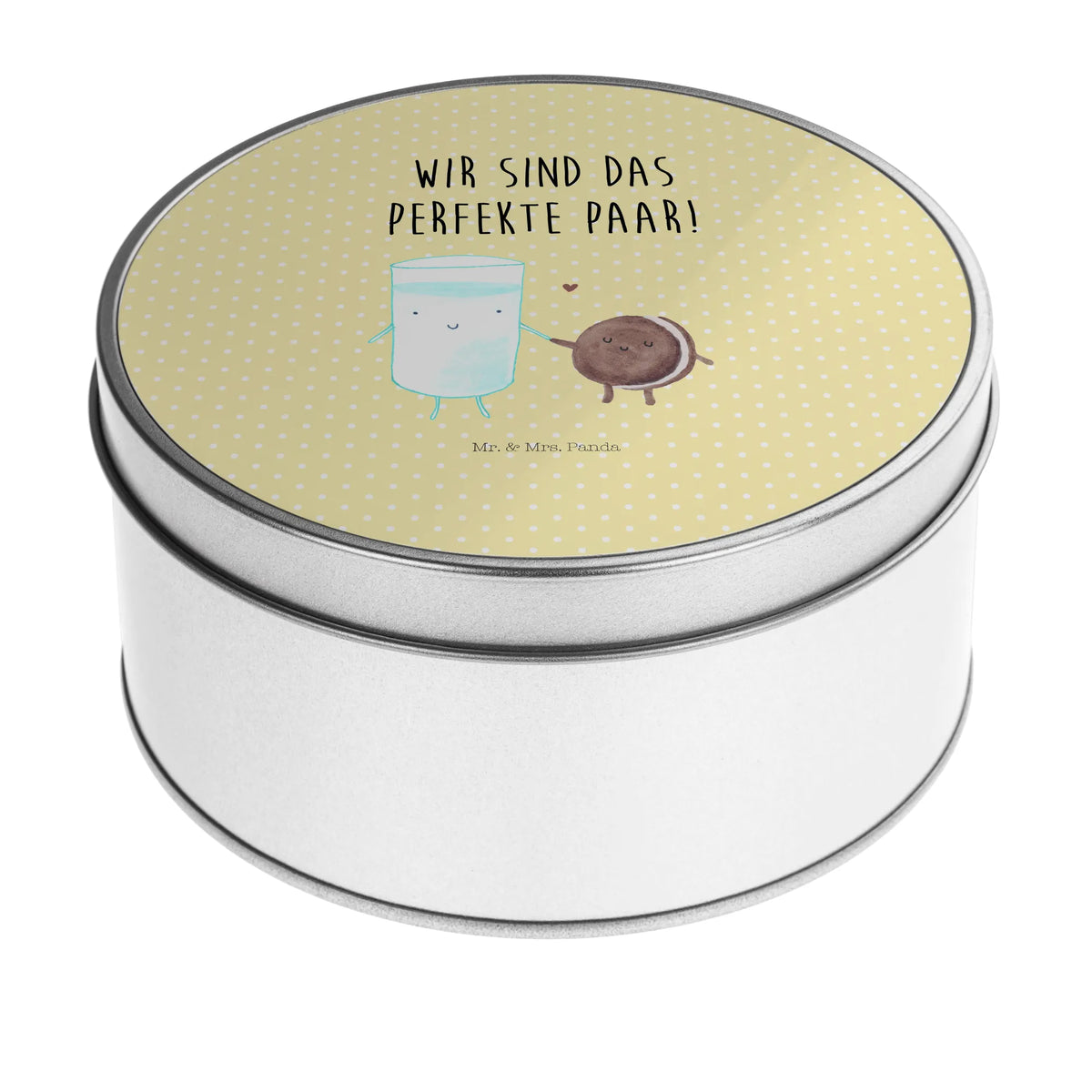 Round tin milk biscuit cookie tin, storage tin, tin, tin can, storage, gift box, small animals, cute, funny, cute animal motives, hand drawn, small world, funny sayings, good mood, happy, gifts, gift ideas, special gifts, animal lover, card, Milk, coffee, biscuit, romantic, cookies, motif sweet, milk, cookie, invitation breakfast, perfect couple