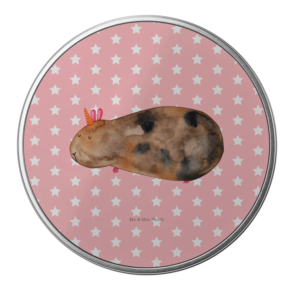 okrągła puszka z blachy Jednorożec świnka morska Jednorożec, jednorożce, dekoracje jednorożca, jednorożec