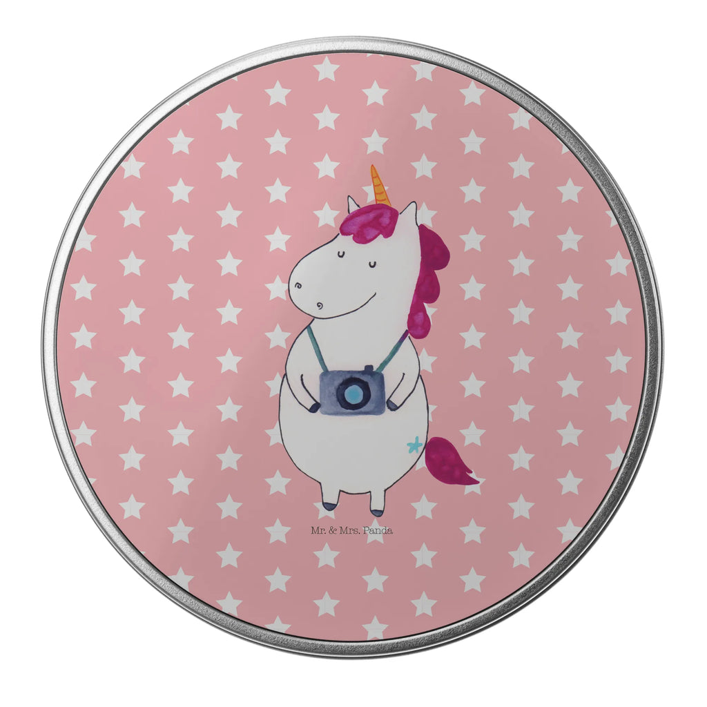 Round tin unicorn photographer Runde Blechdose, Metallbox, Vorratsdosen, runddose, Aufbewahrungsbox, runde keksdosen, geschenkdosen, runde blechdosen, metallboxen, Geschenkdose, runde dosen, Dose, plätzchendosen, Blechdose Rund, Aufbewahrungsdose, plätzchendose, dosen, metalldosen, Metalldose, Runde Dose, Vorratsdose, runddosen, gebäckdose, blechdosen, Keksdose, runde keksdose, gebäckdosen, Blechdose, Metalldose Rund, Aufbewahrungsdosen, keksdosen, Unicorn, Einhorn, Einhörner, Einhorn Deko, Reisen, Weltenbummler, Fotografie, Kurztrip, Städtereise, Reise, Tourist, Weltreise, Kamera, Fotograf, Urlaub