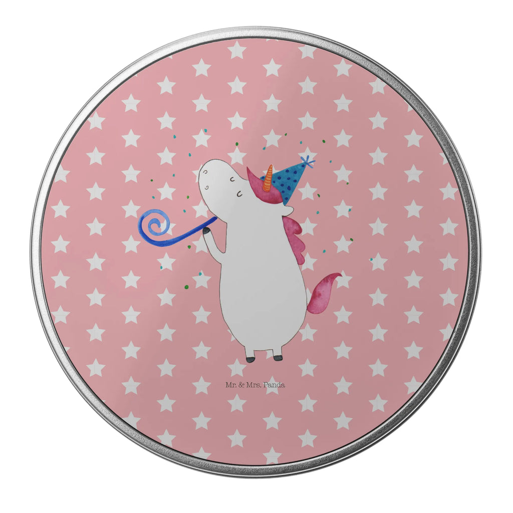 okrągła puszka z blachy Jednorożec Impreza Jednorożec, jednorożce, dekoracje jednorożca, jednorożec