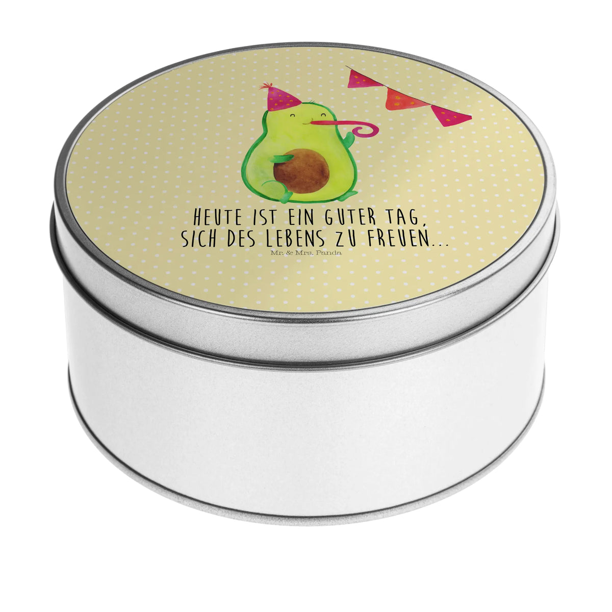 Round tin avocado party vegetables, class celebration, favorite day, school graduation, anniversary, birthday, company celebration, exam, graduation, jubilee, birthday celebration, celebration, passed