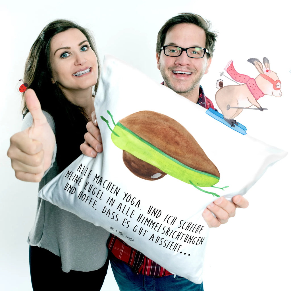 Cushion avocado yoga 40 x 40, pad, couch, bed, fluffy, soft, settee, 40x40, sofa, pillow case, cushion, bedroom, Pillow, pillows, avocado, vegetables