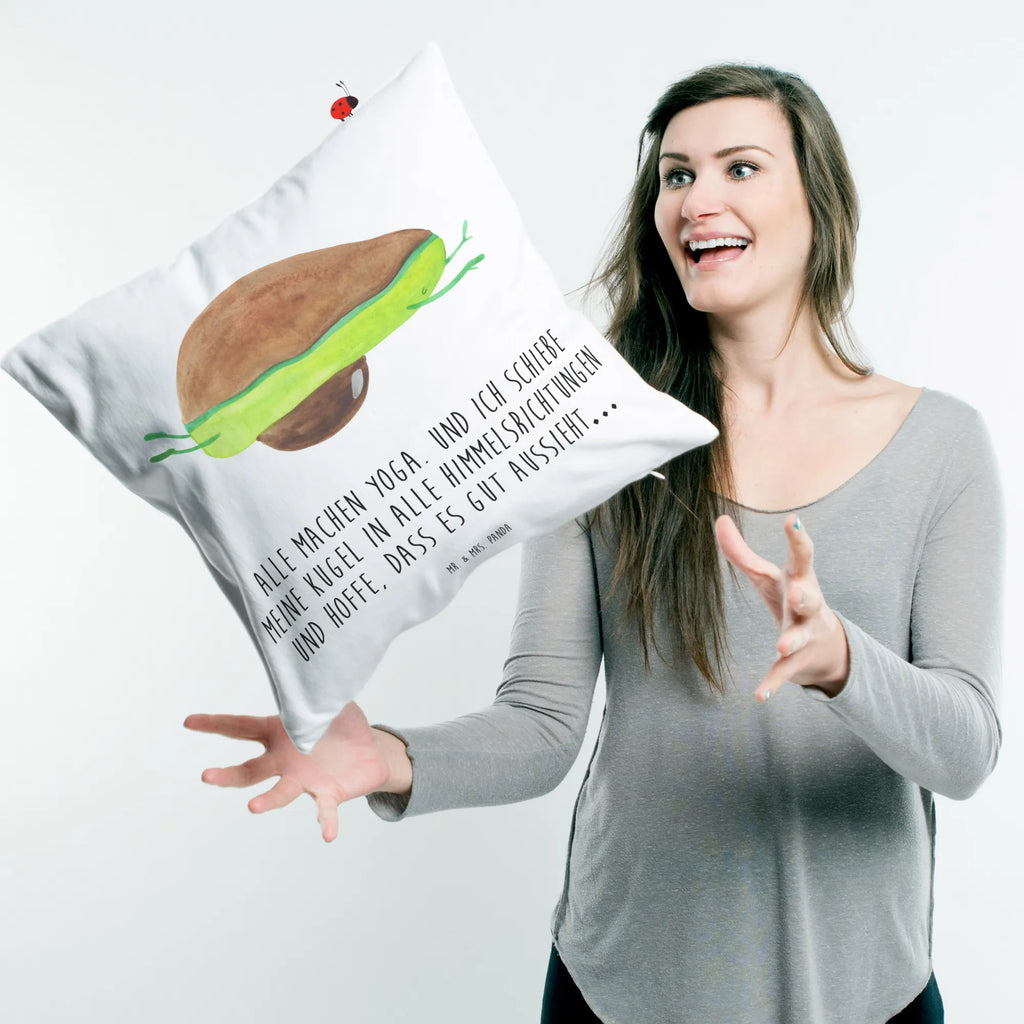 Cushion avocado yoga 40 x 40, pad, couch, bed, fluffy, soft, settee, 40x40, sofa, pillow case, cushion, bedroom, Pillow, pillows, avocado, vegetables