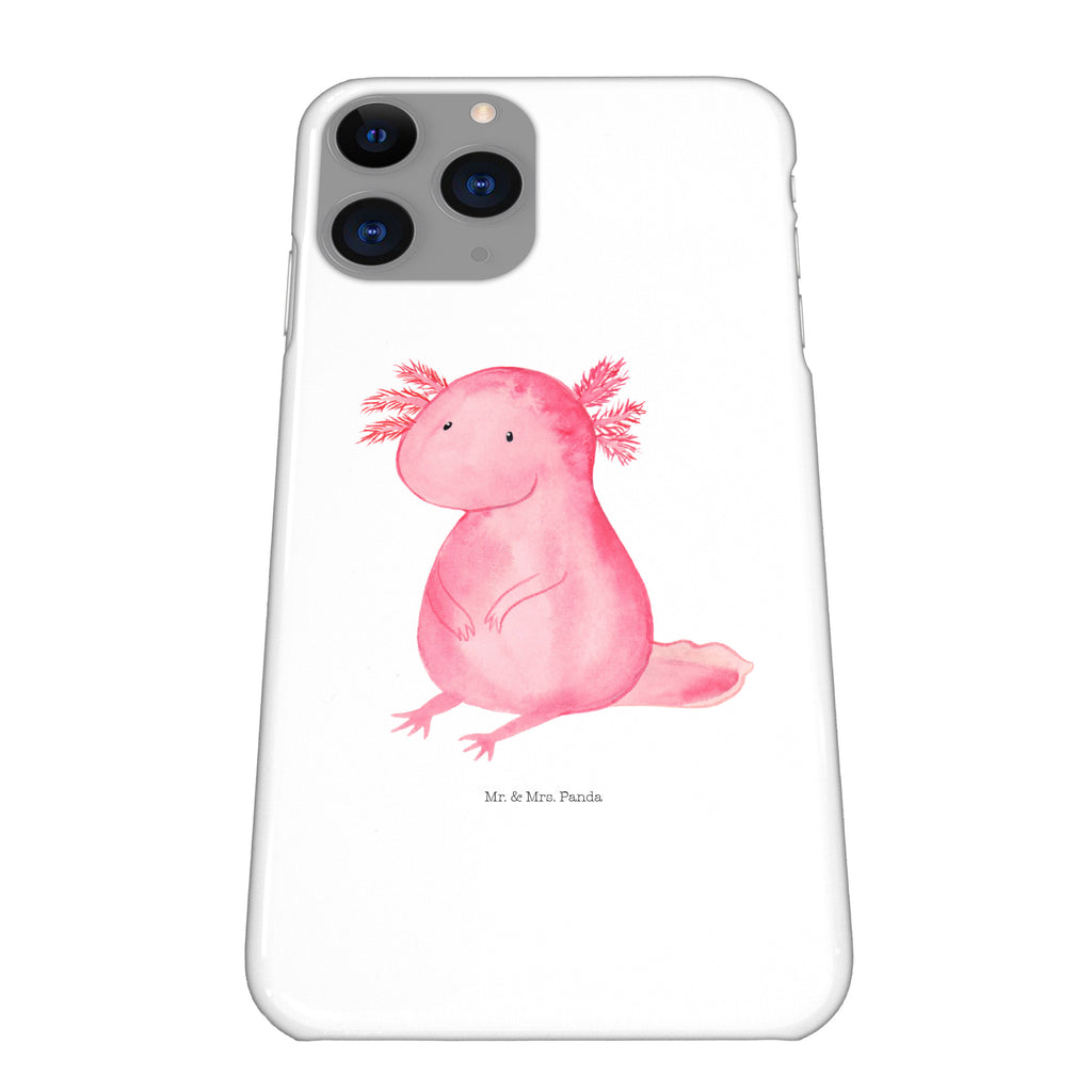Handyhülle Axolotl Iphone XR Handyhülle, Iphone XR, Handyhülle, Premium Kunststoff, Axolotl, Molch, Axolot, vergnügt, fröhlich, zufrieden, Lebensstil, Weisheit, Lebensweisheit, Liebe, Freundin