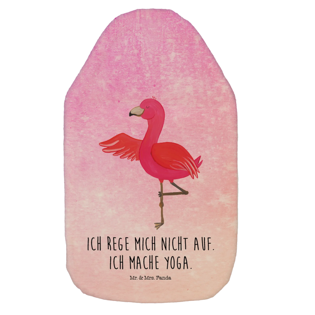 Wärmflasche Flamingo Yoga Wärmflasche, Bettflasche, Wärmflaschen, wärmebeutel, warmwasserbeutel, Wärmeflasche, bettwärmflasche, Wärmflaschen mit Bezug, Wärmflasche mit Bezug, Bettflaschen, heißwasserbeutel, heizflasche, warmwasserflasche, Wärmekissen, heißwasserflasche, Flamingo, Yoga-Übung, Entspannung, Tiefenentspannung, Yoga, Aufregen, Achtsamkeit, Vogel, Namaste, Ärger