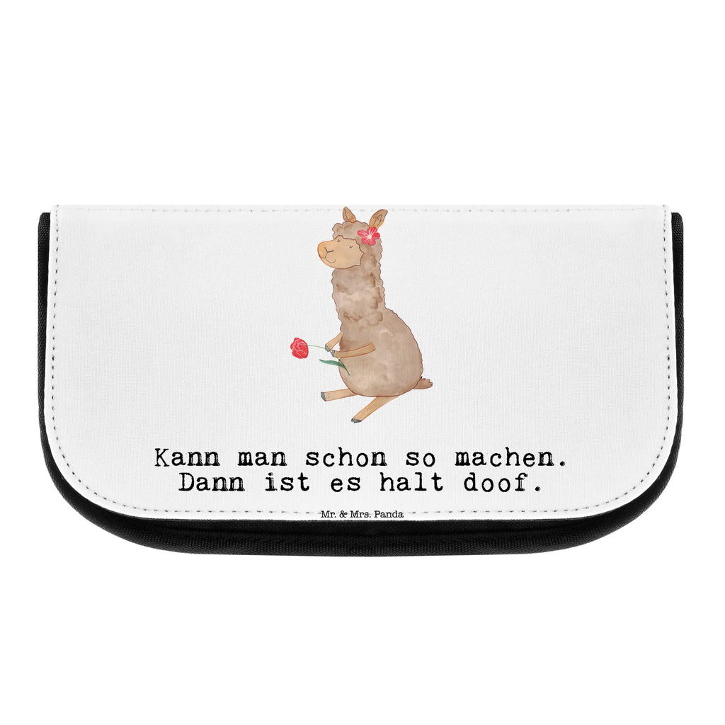 Kosmetiktasche Alpaka Blume Make-Up Bag, Kosmetiktasche, kosmetiktäschchen, toilettenbeutel, beauty case, Waschbeutel, Schminkbeutel, Kulturbeutel, reise kosmetiktasche, Reisenecessaires, Schminktäschchen, Schminktasche, beauty tasche, Kulturtasche, zubehörtasche, Organizer Tasche, bad tasche, Waschtasche, utensilientasche, kosmetik beutel, hygiene tasche, Toilettentasche, kleines Täschchen, reiseschminktasche, Beauty Bag, Beautybag, kulturtäschchen, Necessaire, Alpaka, Lama, Blume, Alpaka Dekoration, Alpaka Geschenk, Alpaka Zitat, Lamas, Alpaka Witz, Alpaka Spruch, Alpaka Dekor, Motiv Alpaka