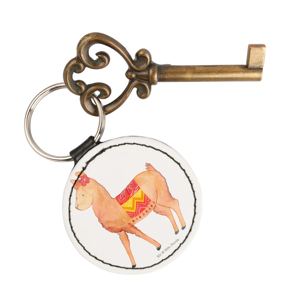 Rund Schlüsselanhänger Alpaka Stolz Schlüsselaccessoire, Taschenanhänger, Schlüsselanhänger, mini schlüsselanhänger, schlüsselbund anhänger, Lama, Alpaka
