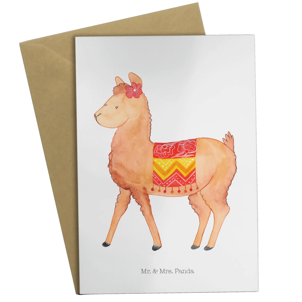 Kartka okolicznościowa alpaka Dumny Alpaka, Lama