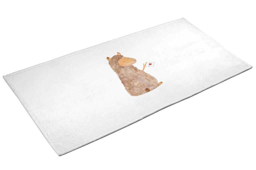 Hand towel alpaca banner baby, towels, bath towel, bathroom, Towel, children, big, alpaca, llama, pako, camel, Peru, animal, favourite animal, alpacas, Alpaca, llamas, love