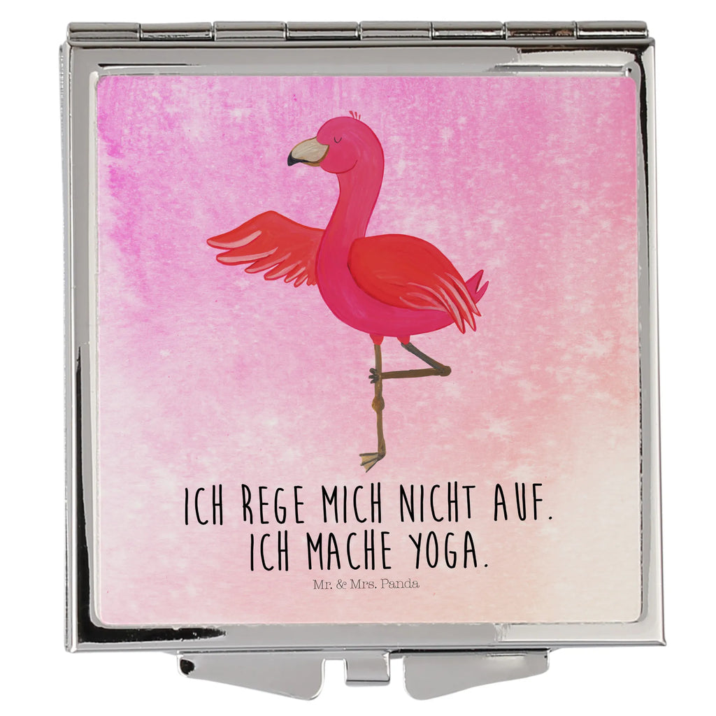 Handtaschenspiegel quadratisch Flamingo Yoga Spiegel Für Handtasche, Spiegel Für Schminktasche, Tragbarer Spiegel, Reise Spiegel, Klappspiegel, Handspiegel Zum Mitnehmen, Handtaschenspiegel, Handspiegel Mit Hülle, Taschen-Kosmetikspiegel, Handspiegel Geschenkidee, Handspiegel Für Damen, Taschenspiegel, Design Taschenspiegel, Quadratischer Handspiegel, Vintage Kompaktspiegel, Spiegel Für Make-Up Tasche, Schminkspiegel To Go, Kompaktspiegel, Klappbarer Taschenspiegel, Klappbarer Handspiegel, Kosmetikspiegel Klein, Mini Spiegel, Schminkspiegel Kompakt, Runder Taschenspiegel, Spiegel Für Unterwegs, Deko Handspiegel, Flamingo, Entspannung, Tiefenentspannung, Yoga-Übung, Vogel, Yoga, Aufregen, Achtsamkeit, Namaste, Ärger