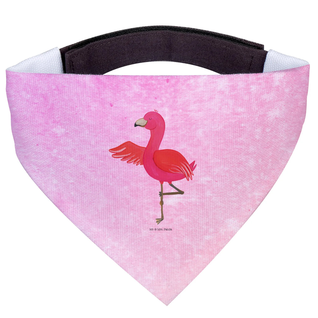 Chusta na szyję dla psa L Flamingo joga Hundehalstuch, Hunde, Tuch, mittelgroße Hunde, mittel, Halstuch, Flamingo, Achtsamkeit, Vogel, Entspannung, Yoga-Übung, Namaste, Aufregen, Tiefenentspannung, Ärger, Yoga
