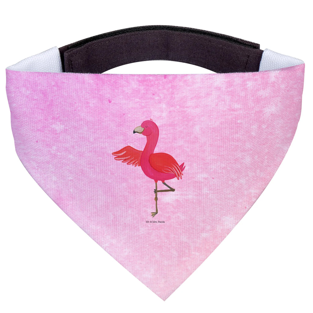 Chusta na szyję dla psa L Flamingo joga Hundehalstuch, Hunde, Tuch, mittelgroße Hunde, mittel, Halstuch, Flamingo, Achtsamkeit, Vogel, Entspannung, Yoga-Übung, Namaste, Aufregen, Tiefenentspannung, Ärger, Yoga
