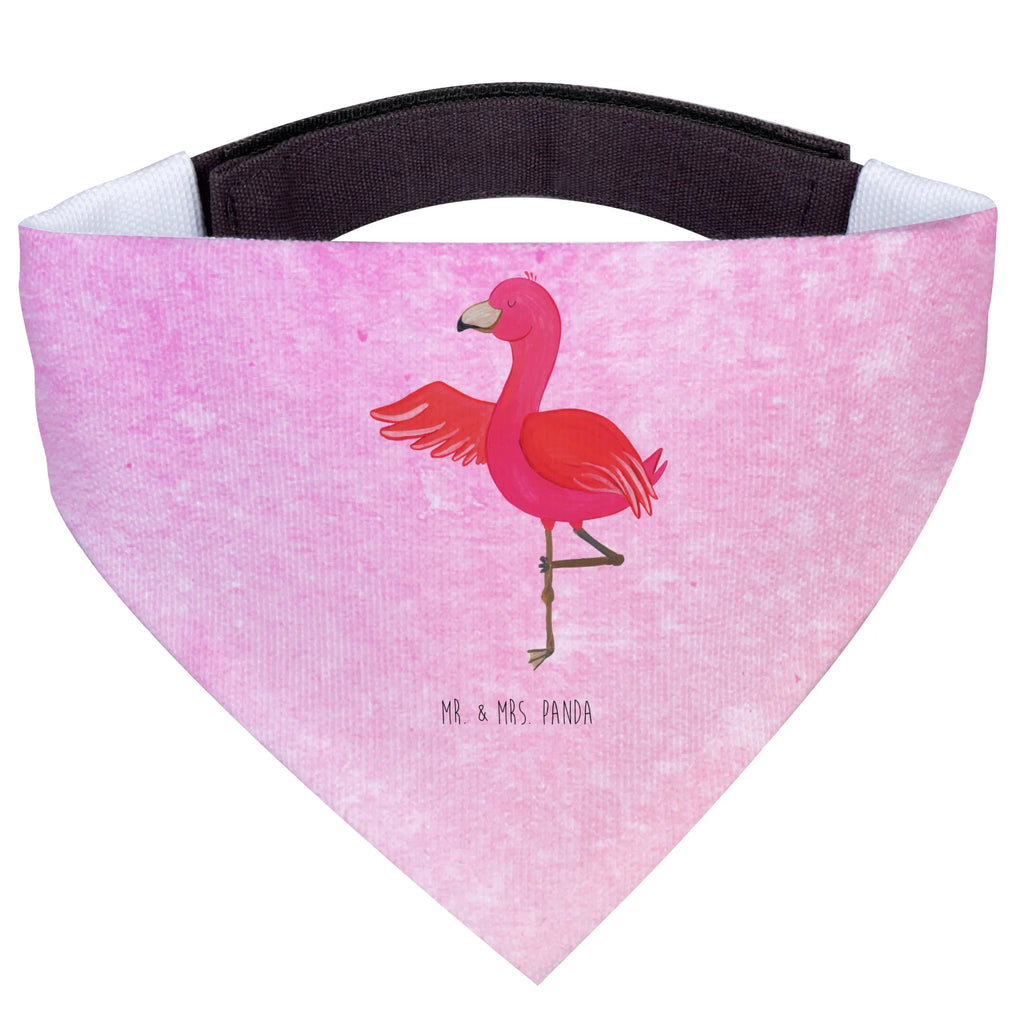 Chusta na szyję dla psa L Flamingo joga Hundehalstuch, Hunde, Tuch, mittelgroße Hunde, mittel, Halstuch, Flamingo, Achtsamkeit, Vogel, Entspannung, Yoga-Übung, Namaste, Aufregen, Tiefenentspannung, Ärger, Yoga
