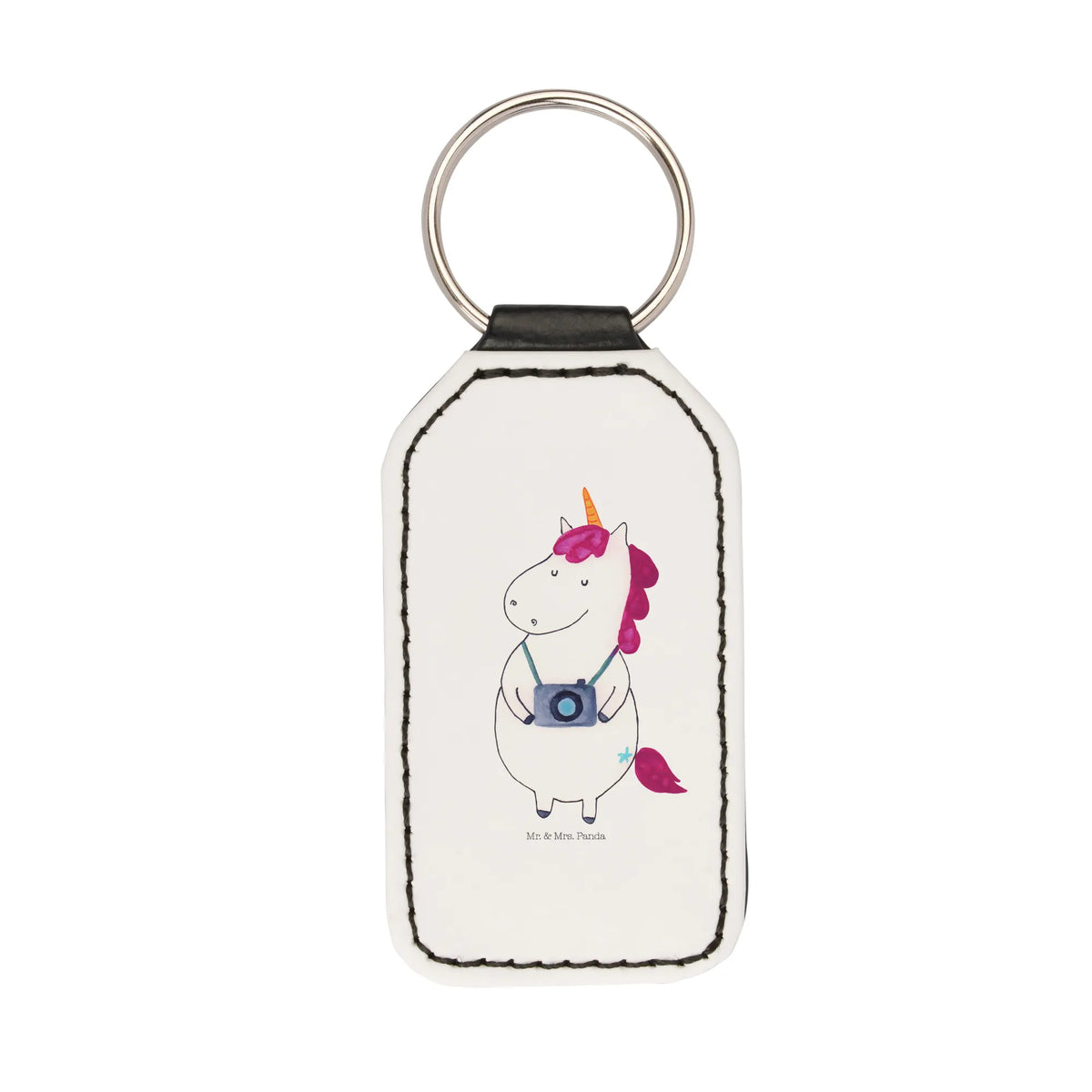 Rectangular key ring unicorn photographer key ring, pendant, lucky charm, bag pendant, keychain, unicorn, unicorns, Photographer, Photographer gift, Camera, Photography, Unicorn, Traveler gift, Holiday, Traveling, Tourist