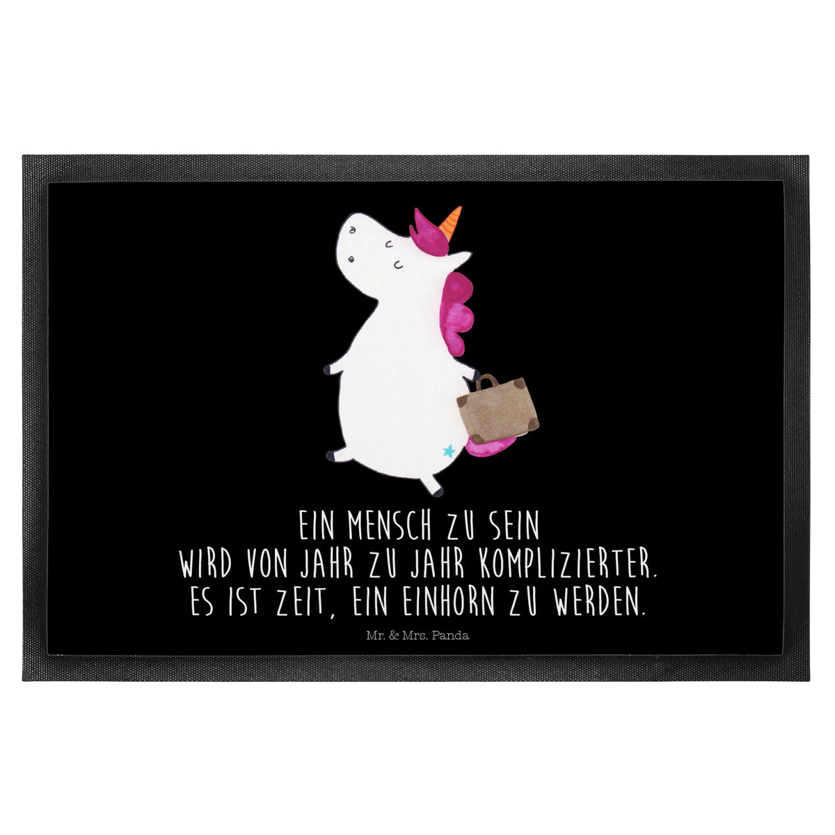 Doormat unicorn Suitcase