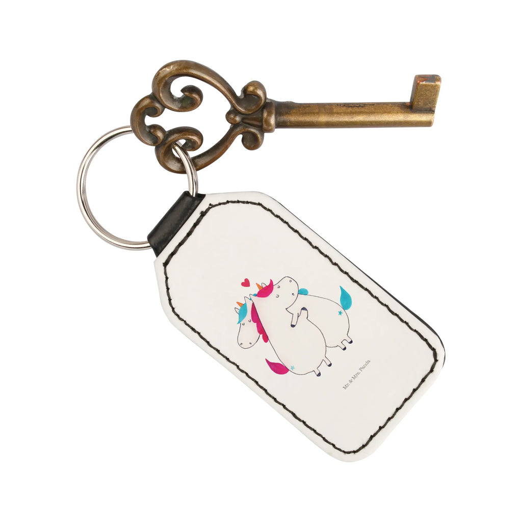 Rectangular key ring unicorn communication lucky charm, pendant, keychain, key ring, bag pendant, unicorn, unicorns, gift, saying, present, Unicorn, Thank you, valentine's day, funny, witty, love, partner, marriage, valentine