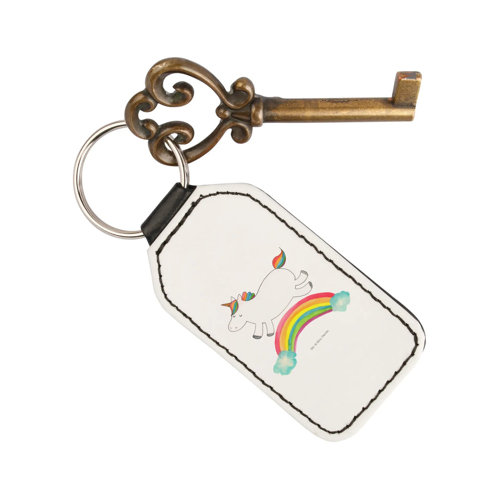 Rectangular key ring unicorn rainbow key ring, pendant, keychain, bag pendant, lucky charm, unicorn, unicorns, expressway, birthday present, glitter, unicorn highway, gift, Unicorn, unicorn love, unicorn car, rainbow, unicornpower