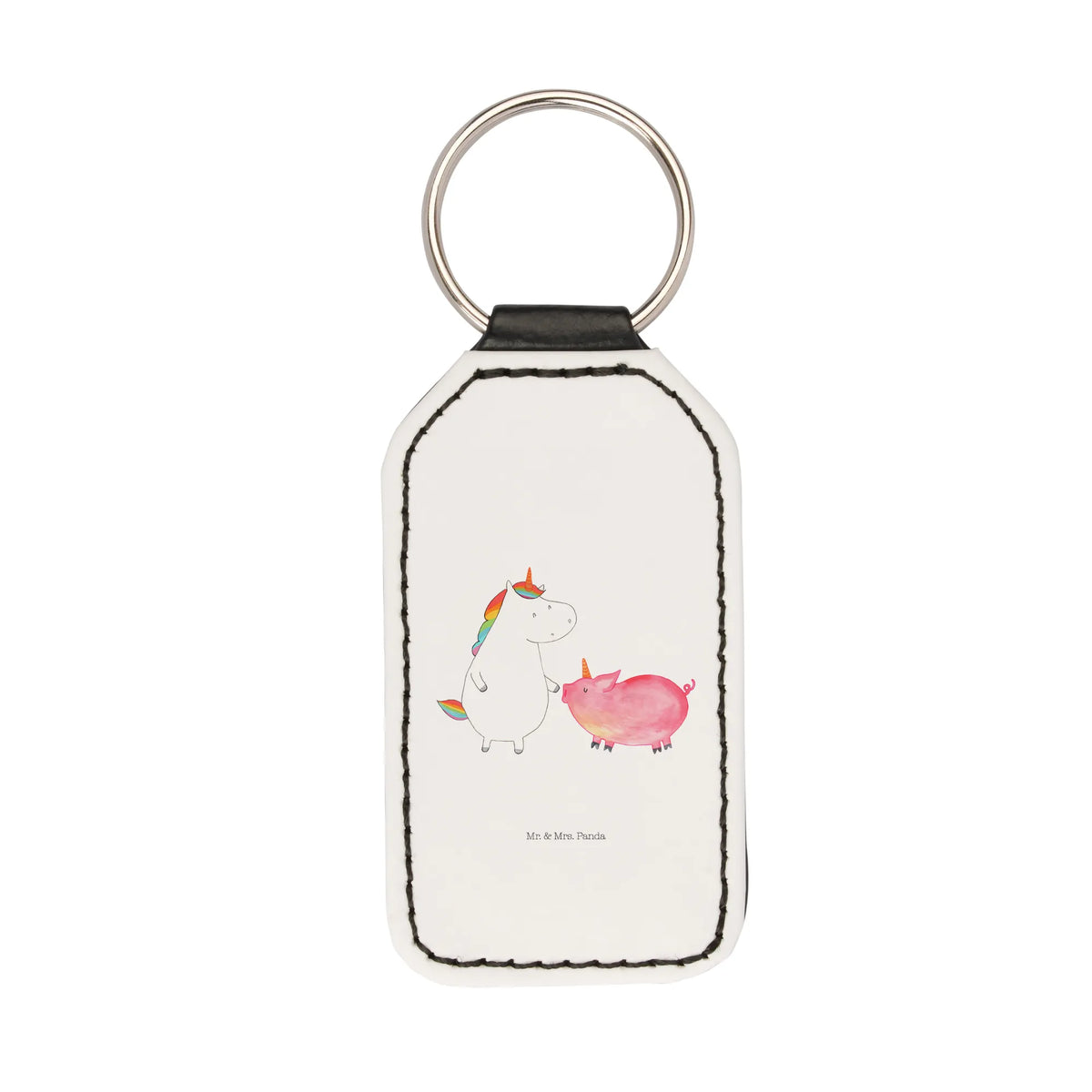 Rectangular key ring unicorn Pig key ring, bag pendant, keychain, lucky charm, pendant, unicorn, unicorns, girlfriend present, piggy, Pigcorn, Pighorn, piggycorn, girlfriend gift, Friendship, Unicorn, Pig, funny