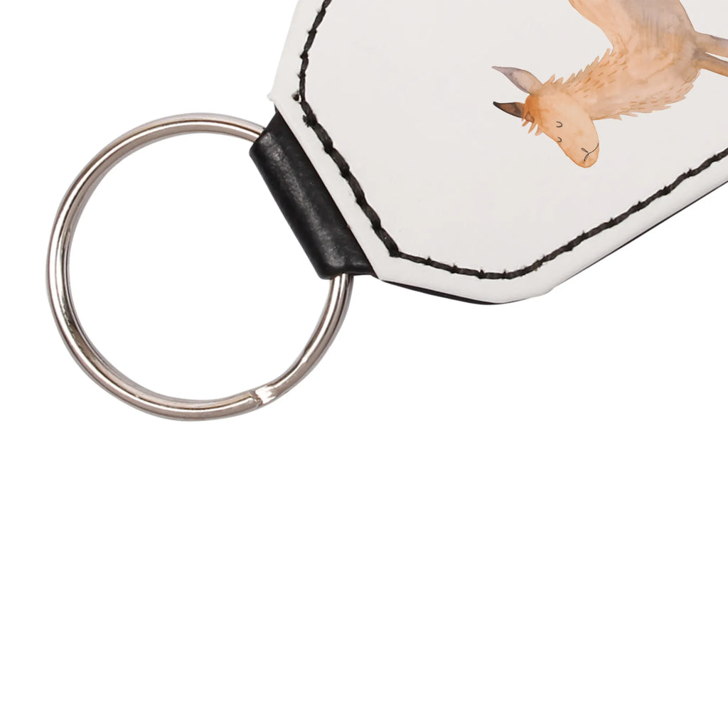 Rectangular key ring lama Jump pendant, key ring, lucky charm, bag pendant, keychain, Llama, llama, alpaca, trendy animal, favourite day, start, happy, heartache, Lama, new start, llamas, girlfriend, happy day, luck, graduation, good morning, exam
