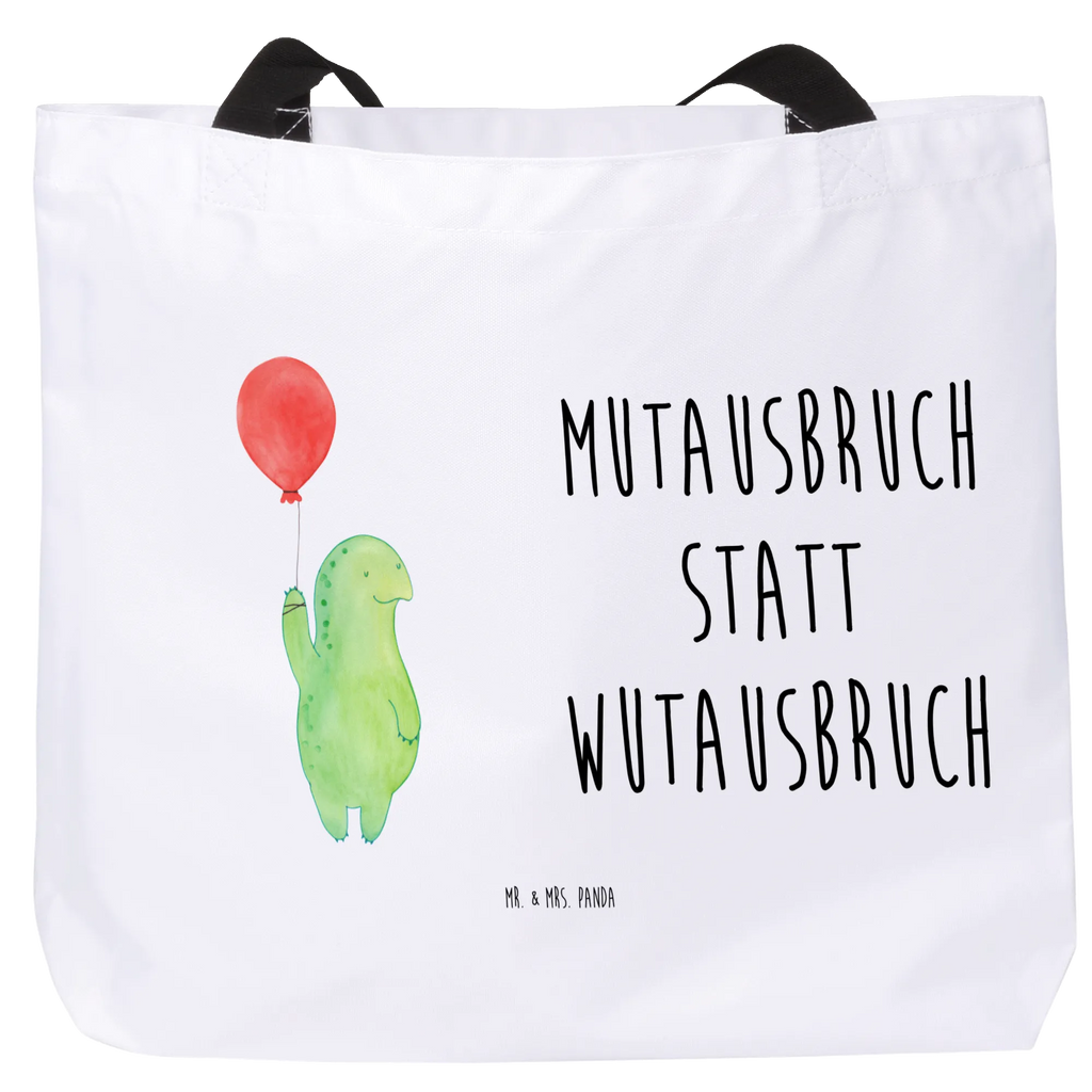 Shopper tortoise balloon Schulbeutel, Shopper, Stofftasche, Schultertasche, Alltagstasche, Tragebeutel, Beutel, Einkaufsbeutel, XL, Einkaufstasche, Schultasche, XXL Tasche, Strandtasche, Ausflug, Freizeittasche, Tüte, Schildkröte, Motivation, Motivationsspruch, Schildkröten, Mutausbruch