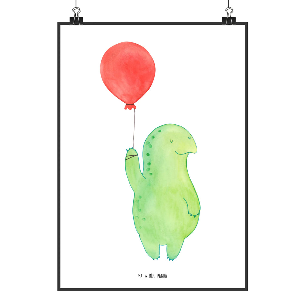 Plakat żółw balon Skałka