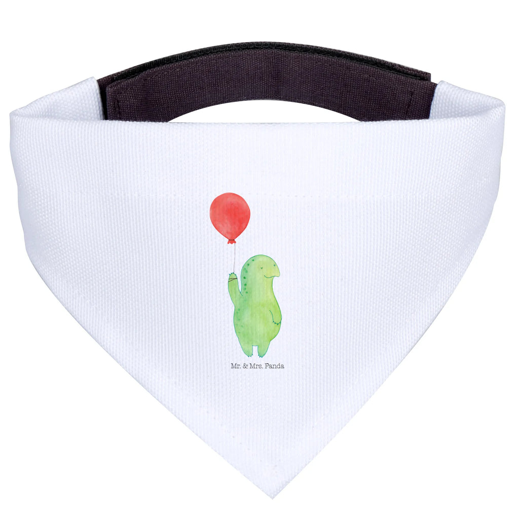 Dog neckerchief tortoise balloon Mittel, Hundehalstuch, Halstuch, Mittelgroße Hunde, Tuch, Hunde, Schildkröte, Mutausbruch, Motivationsspruch, Schildkröten, Motivation