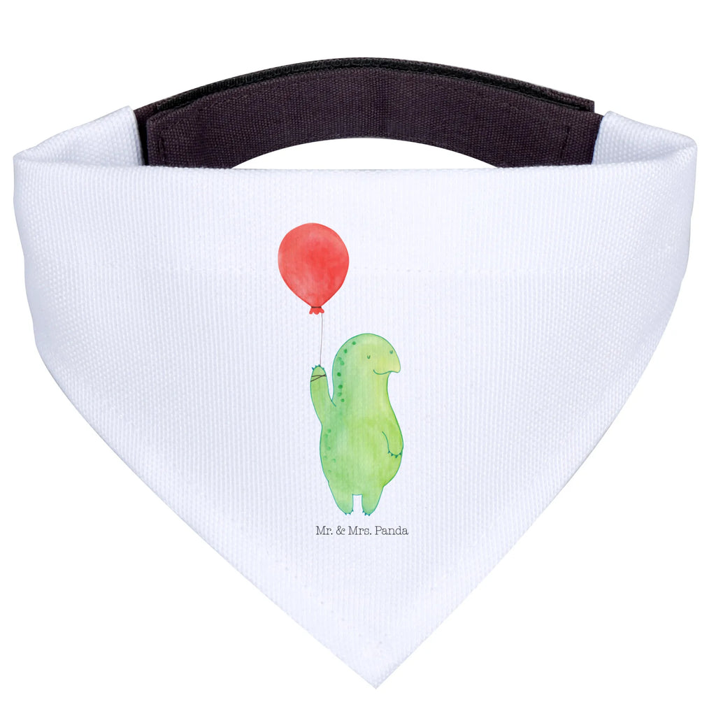 Dog neckerchief tortoise balloon Mittel, Hundehalstuch, Halstuch, Mittelgroße Hunde, Tuch, Hunde, Schildkröte, Mutausbruch, Motivationsspruch, Schildkröten, Motivation