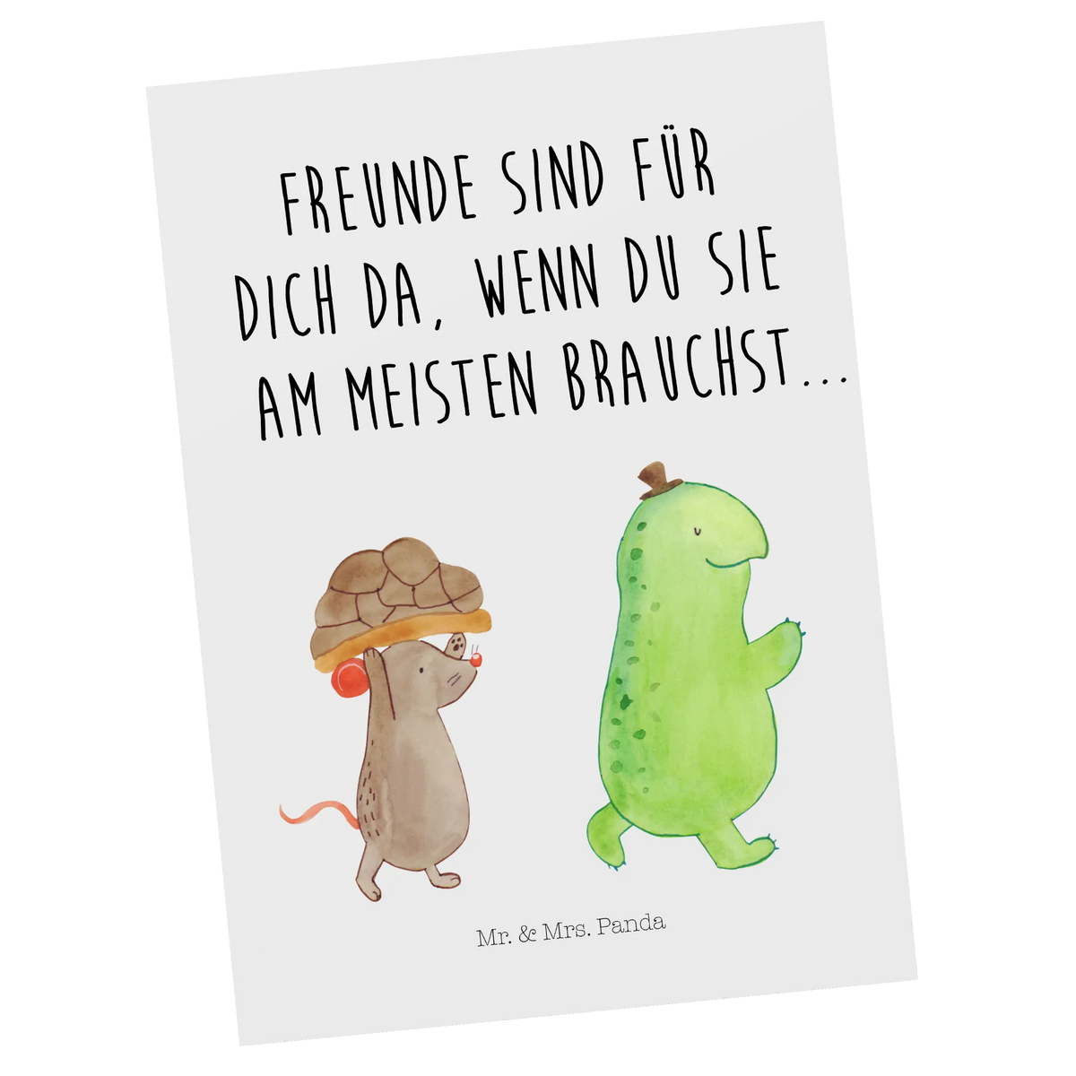 Postcard tortoise Mouse Fotokarte, Postkarte, spruchkarte, einzelkarte, Ansichtskarten, Ansichtskarte, Designkarte, Grußkarte, Motivkarte, kunstkarte, Kunstkarten, Postkarten, bildkarte, Schildkröte, Maus, Freundinnen, Beste Freunde, Beste Freundinnen, Freunde