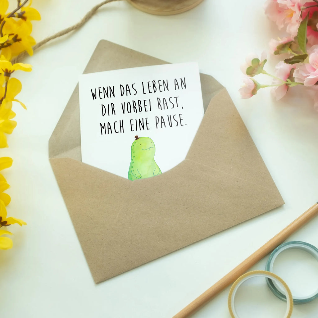 Kartka okolicznościowa żółw Przerwa genesungskarte, vatertagskarte, jubiläumskarte, Klappkarte, valentinstagskarte, Beileidskarte, kommunionskarte, hochzeitskarten, babykarte, firmungskarte, einladungskarten, Motivkarte, dankeskarten, abiturkarte, Glückwunschkarte, osterkarten, Grußkarte, neujahrskarte, osterkarte, spruchkarte, Grußkarten, glückwunschkarten, weihnachtskarten, Schildkröte, Entschleunigen, Achtsam, Achtsamkeit