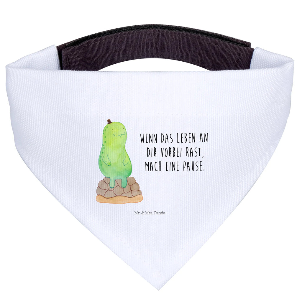 Hundehalstuch Schildkröte Pause Mittel, Hundehalstuch, Halstuch, Mittelgroße Hunde, Tuch, Hunde, Schildkröte, Achtsamkeit, Entschleunigen, Achtsam