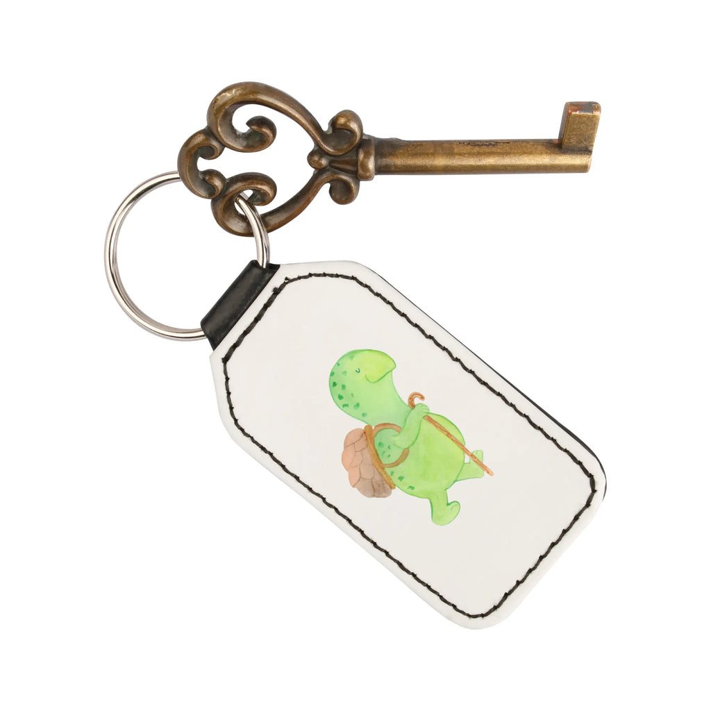Rectangular key ring tortoise walker key ring, lucky charm, bag pendant, pendant, keychain, turtle, tortoise, reptile, ancient creature, cute, sweet, gift, gift ideas, birthday gift, illustrated, funny, turtle gift items, funny turtle gifts, pet turtles, mom, best friend, sister or daughter, turtle lover, motivational slogan, motivation, turtles, new beginning