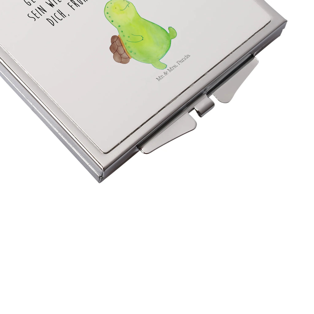 Handbag mirror tortoise Pipes mirror, silver, handbag, make up, square, make-up mirror, turtle, tortoise, reptile, ancient creature, cute, sweet, gift, gift ideas, birthday gift, illustrated, funny, turtle gift items, funny turtle gifts, pet turtles, mom, best friend, sister or daughter, turtle lover, new beginning, depression, turtles, joy of life, happy, motivation, happiness, separation