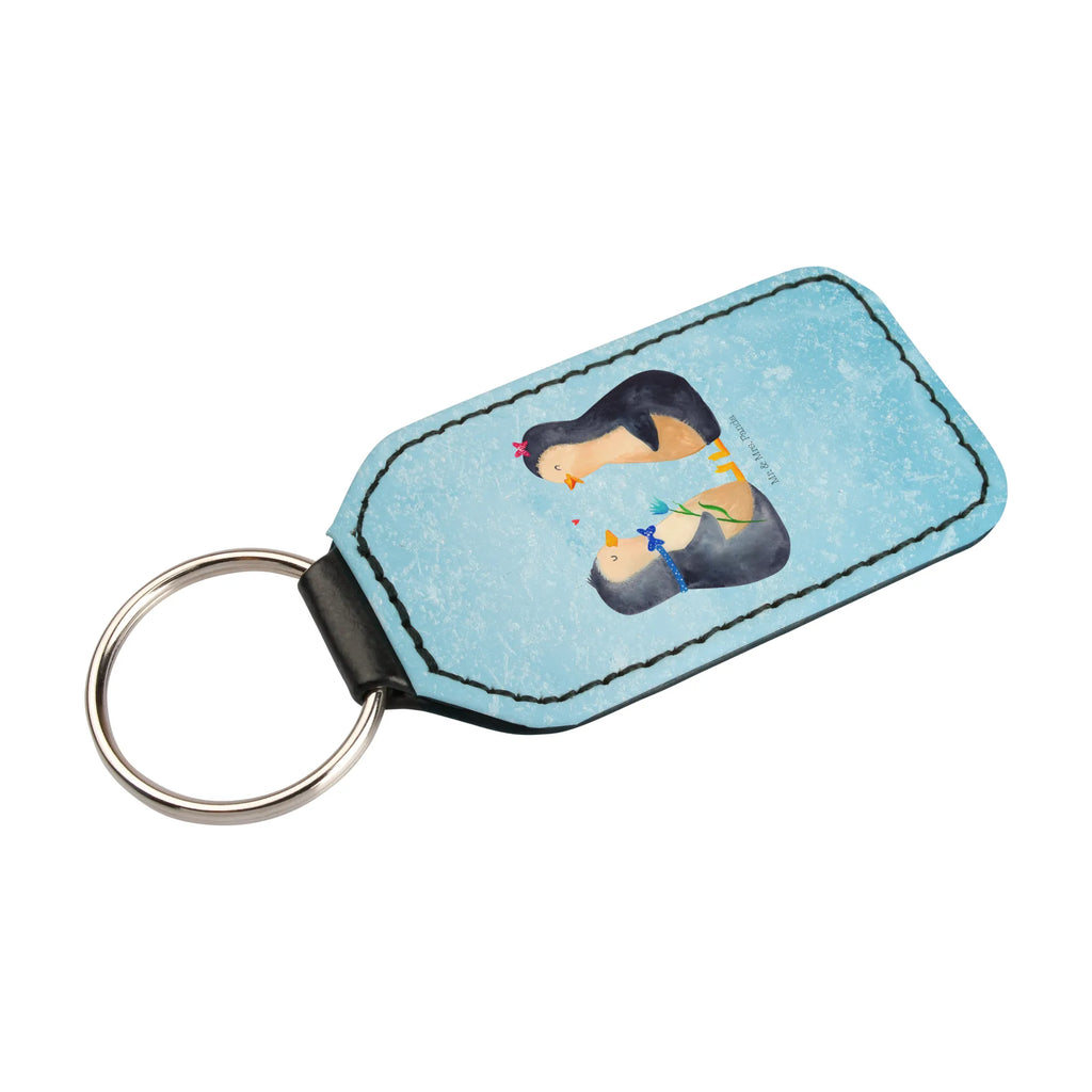 Rectangular key ring Penguin pair keychain, bag pendant, pendant, key ring, lucky charm, Penguin, North Pole, Winter, Penguins, wedding day, penguin, love, wedding gift, great love, dream couple, lovers, love gift, proof of love, wedding, engagement, penguins, anniversary