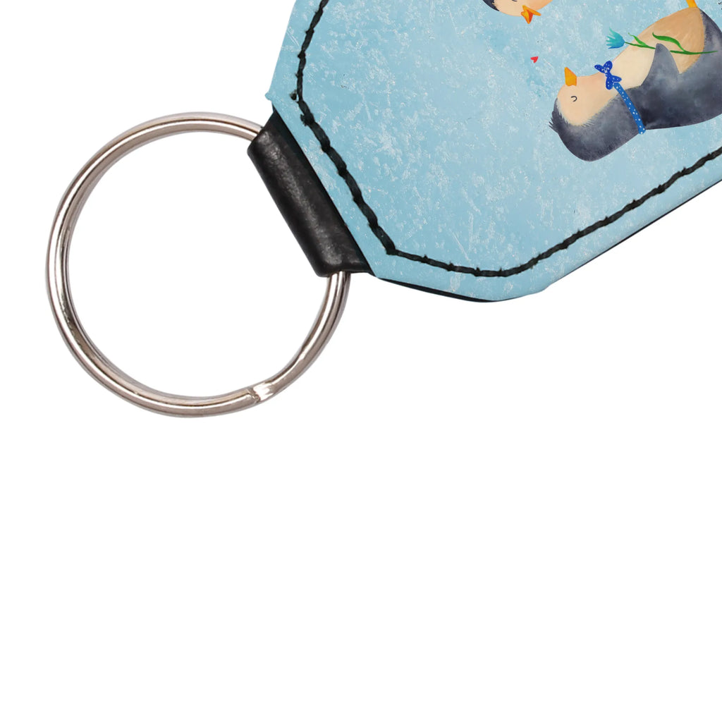 Rectangular key ring Penguin pair keychain, bag pendant, pendant, key ring, lucky charm, Penguin, North Pole, Winter, Penguins, wedding day, penguin, love, wedding gift, great love, dream couple, lovers, love gift, proof of love, wedding, engagement, penguins, anniversary