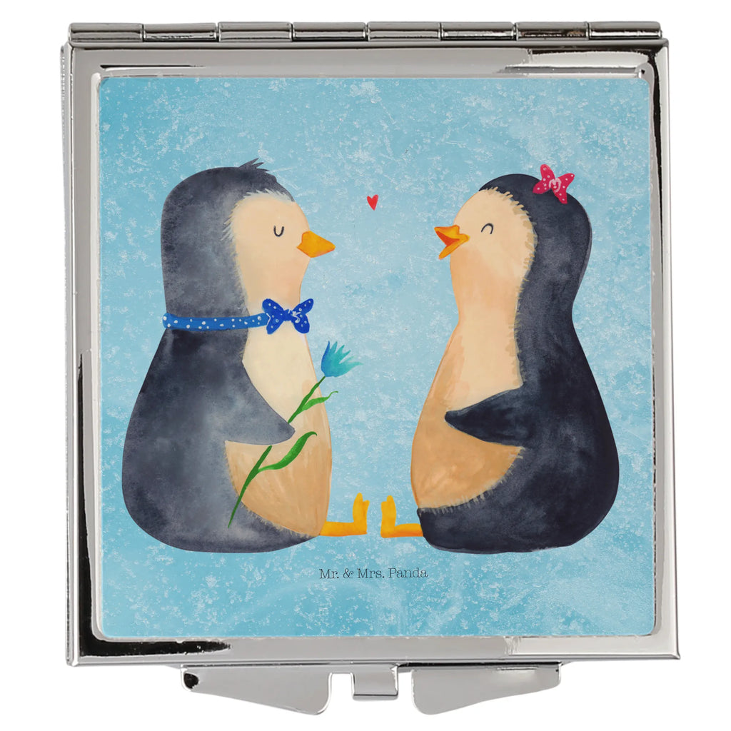 Kwadratowe lusterko do torebki Pingwin para Handspiegel Zum Mitnehmen, Vintage Kompaktspiegel, Klappspiegel, Klappbarer Handspiegel, Spiegel Für Handtasche, Spiegel Für Unterwegs, Tragbarer Spiegel, Design Taschenspiegel, Klappbarer Taschenspiegel, Spiegel Für Make-Up Tasche, Silber, Taschen-Kosmetikspiegel, Kosmetikspiegel Klein, Schminkspiegel Kompakt, Taschenspiegel, Quadratischer Handspiegel, Handspiegel Geschenkidee, Handtaschenspiegel, Reise Spiegel, Kompaktspiegel, Schminkspiegel To Go, Handspiegel Mit Hülle, Runder Taschenspiegel, Deko Handspiegel, Spiegel Für Schminktasche, Mini Spiegel, Handspiegel Für Damen, Pinguin, Liebespaar, Liebesbeweis, Hochzeitstag, Hochzeit, Pinguine, Liebesgeschenk, Traumpaar, Große Liebe, Hochzeitsgeschenk, Liebe, Jahrestag, Verlobung