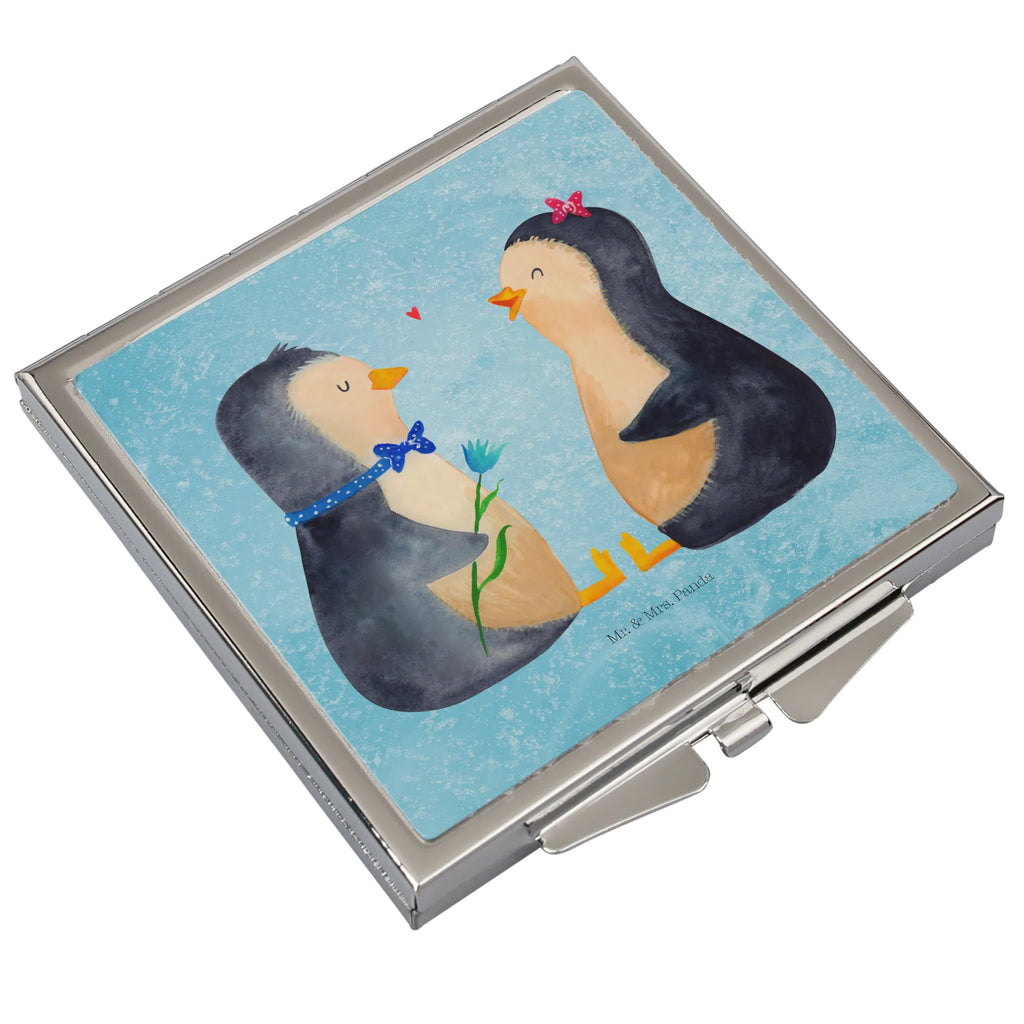 Kwadratowe lusterko do torebki Pingwin para Handspiegel Zum Mitnehmen, Vintage Kompaktspiegel, Klappspiegel, Klappbarer Handspiegel, Spiegel Für Handtasche, Spiegel Für Unterwegs, Tragbarer Spiegel, Design Taschenspiegel, Klappbarer Taschenspiegel, Spiegel Für Make-Up Tasche, Silber, Taschen-Kosmetikspiegel, Kosmetikspiegel Klein, Schminkspiegel Kompakt, Taschenspiegel, Quadratischer Handspiegel, Handspiegel Geschenkidee, Handtaschenspiegel, Reise Spiegel, Kompaktspiegel, Schminkspiegel To Go, Handspiegel Mit Hülle, Runder Taschenspiegel, Deko Handspiegel, Spiegel Für Schminktasche, Mini Spiegel, Handspiegel Für Damen, Pinguin, Liebespaar, Liebesbeweis, Hochzeitstag, Hochzeit, Pinguine, Liebesgeschenk, Traumpaar, Große Liebe, Hochzeitsgeschenk, Liebe, Jahrestag, Verlobung