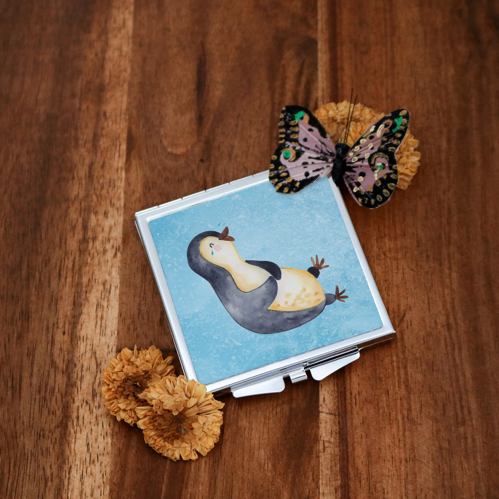 Handbag mirror Penguin Laugh Tragbarer Spiegel, Reise Spiegel, Runder Taschenspiegel, Vintage Kompaktspiegel, Handtaschenspiegel, Spiegel Für Handtasche, Quadratischer Handspiegel, Klappbarer Taschenspiegel, Design Taschenspiegel, Silber, Kosmetikspiegel Klein, Schminkspiegel Kompakt, Spiegel Für Schminktasche, Handspiegel Mit Hülle, Taschen-Kosmetikspiegel, Kompaktspiegel, Taschenspiegel, Spiegel Für Unterwegs, Handspiegel Zum Mitnehmen, Klappbarer Handspiegel, Mini Spiegel, Handspiegel Geschenkidee, Klappspiegel, Spiegel Für Make-Up Tasche, Handspiegel Für Damen, Deko Handspiegel, Schminkspiegel To Go, Pinguin, Optimismus, Lustiger Spruch, Fröhlich, Lachen, Fröhlichkeit, Humor, Pinguine