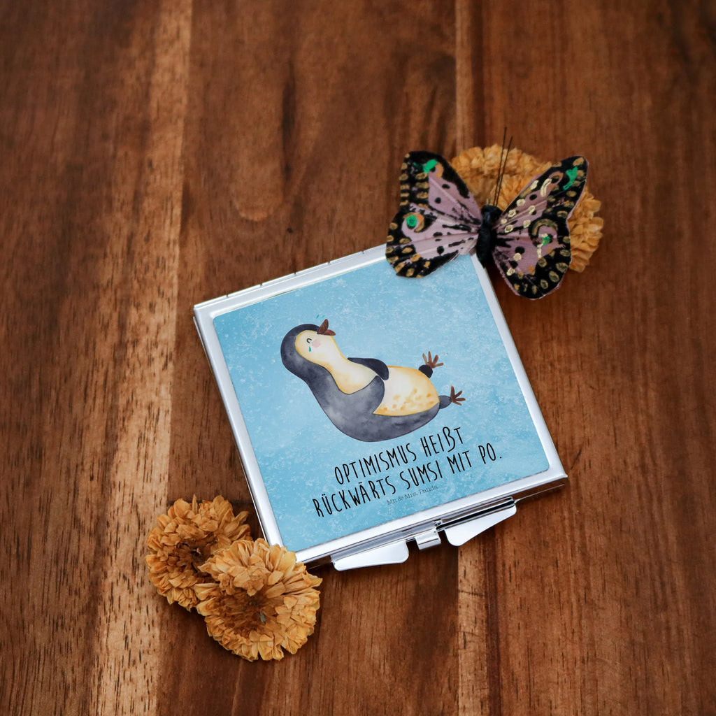 Handbag mirror Penguin Laugh Tragbarer Spiegel, Reise Spiegel, Runder Taschenspiegel, Vintage Kompaktspiegel, Handtaschenspiegel, Spiegel Für Handtasche, Quadratischer Handspiegel, Klappbarer Taschenspiegel, Design Taschenspiegel, Silber, Kosmetikspiegel Klein, Schminkspiegel Kompakt, Spiegel Für Schminktasche, Handspiegel Mit Hülle, Taschen-Kosmetikspiegel, Kompaktspiegel, Taschenspiegel, Spiegel Für Unterwegs, Handspiegel Zum Mitnehmen, Klappbarer Handspiegel, Mini Spiegel, Handspiegel Geschenkidee, Klappspiegel, Spiegel Für Make-Up Tasche, Handspiegel Für Damen, Deko Handspiegel, Schminkspiegel To Go, Pinguin, Optimismus, Lustiger Spruch, Fröhlich, Lachen, Fröhlichkeit, Humor, Pinguine