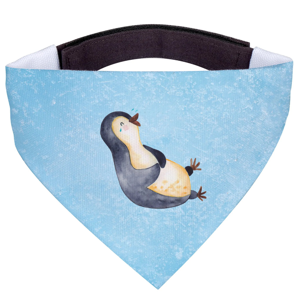 Hundehalstuch Pinguin Lachen Hunde, Mittel, Tuch, Hundehalstuch, Halstuch, Mittelgroße Hunde, Pinguin, Pinguine, Lustiger Spruch, Fröhlich, Optimismus, Lachen, Humor, Fröhlichkeit