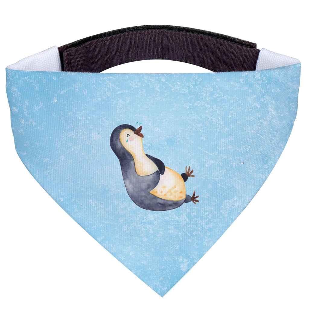 Hundehalstuch Pinguin Lachen Hunde, Mittel, Tuch, Hundehalstuch, Halstuch, Mittelgroße Hunde, Pinguin, Pinguine, Lustiger Spruch, Fröhlich, Optimismus, Lachen, Humor, Fröhlichkeit
