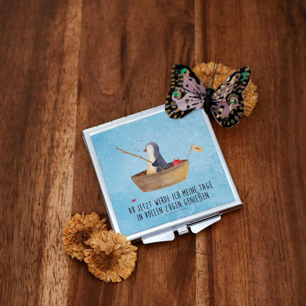 Kwadratowe lusterko do torebki pingwin łódka wędkarska Schminkspiegel To Go, Handspiegel Zum Mitnehmen, Spiegel Für Handtasche, Kosmetikspiegel Klein, Deko Handspiegel, Kompaktspiegel, Spiegel Für Make-Up Tasche, Schminkspiegel Kompakt, Taschen-Kosmetikspiegel, Reise Spiegel, Handspiegel Geschenkidee, Tragbarer Spiegel, Klappspiegel, Klappbarer Handspiegel, Taschenspiegel, Vintage Kompaktspiegel, Design Taschenspiegel, Handspiegel Mit Hülle, Spiegel Für Schminktasche, Mini Spiegel, Spiegel Für Unterwegs, Handtaschenspiegel, Runder Taschenspiegel, Klappbarer Taschenspiegel, Quadratischer Handspiegel, Handspiegel Für Damen, Pinguin, Angeln, Angelboot, Geschenkidee Liebeskummer, Neuanfang, Scheidung, Trennung, Leben, Pinguine, Lebenslust, genießen, Boot, Motivation, Neustart