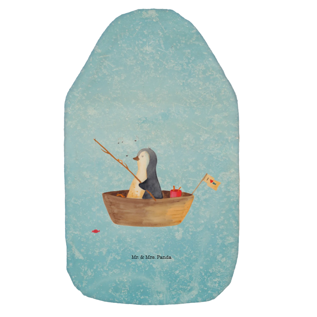 Wärmflasche Pinguin Angelboot warmwasserbeutel, wärmebeutel, Wärmflaschen, Wärmflasche, Wärmeflasche, Bettflasche, Wärmflaschen mit Bezug, Bettflaschen, Wärmekissen, heißwasserbeutel, heißwasserflasche, Wärmflasche mit Bezug, bettwärmflasche, heizflasche, warmwasserflasche, Pinguin, Pinguine, Neuanfang, Geschenkidee Liebeskummer, Trennung, Leben, Boot, Angeln, Lebenslust, Motivation, Angelboot, Genießen, Neustart, Scheidung