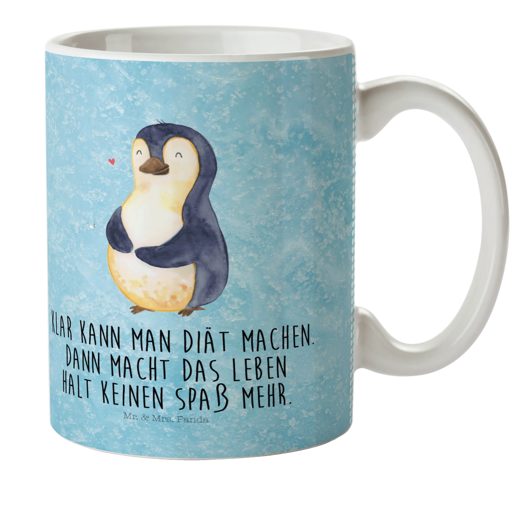 Child's mug Penguin diet camping mug, coffee cup, plastic cup, mug, drinking cup, kindergarten, Penguin, North Pole, Winter, Penguins, motivation, body love, losing weight, penguin, self-respect, self-love, penguins, weight, diet