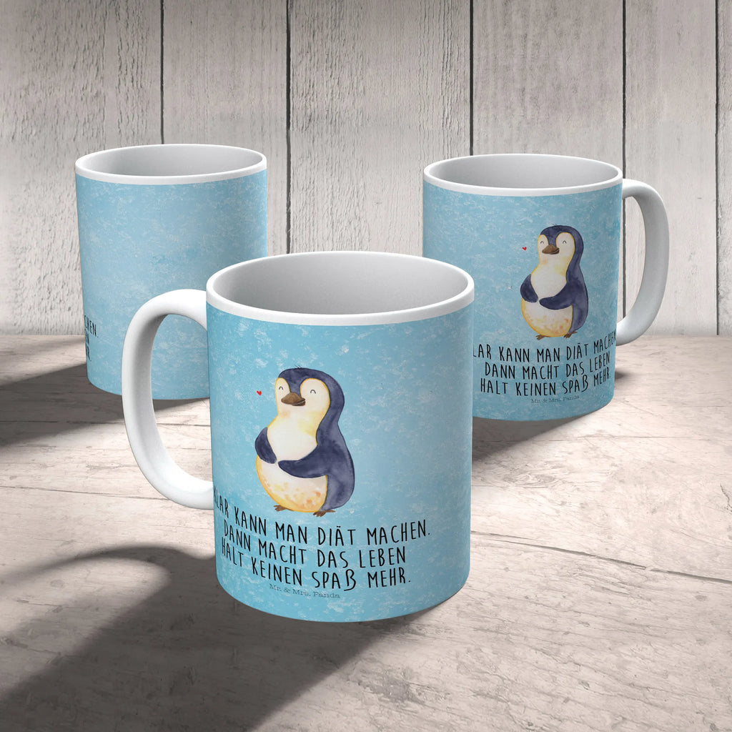 Child's mug Penguin diet camping mug, coffee cup, plastic cup, mug, drinking cup, kindergarten, Penguin, North Pole, Winter, Penguins, motivation, body love, losing weight, penguin, self-respect, self-love, penguins, weight, diet