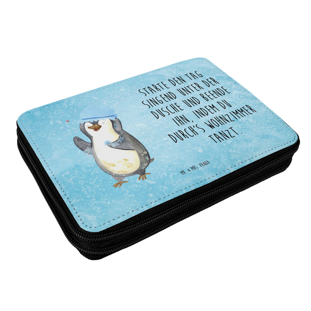 Leather folder Penguin have a shower Einschulung, Federmappe, Stiftetasche, Kind, Schule, Motiv, Federmappe Einschulung, Federmäppchen, Büro Stifte Etui, Grundschule, Stifte Etui, Schülerin, Kinder Federmappe, Schüler, Geschenk, Stifterolle, Federmäppchen bedruckt, Bestückte Federmappe, Pinguin, Motivation, Pinguine, Neuanfang, duschen, Dusche, Lebensmotto, Neustart, glücklich sein