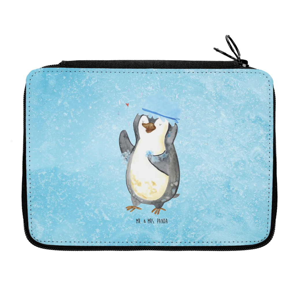 Leather folder Penguin have a shower Einschulung, Federmappe, Stiftetasche, Kind, Schule, Motiv, Federmappe Einschulung, Federmäppchen, Büro Stifte Etui, Grundschule, Stifte Etui, Schülerin, Kinder Federmappe, Schüler, Geschenk, Stifterolle, Federmäppchen bedruckt, Bestückte Federmappe, Pinguin, Motivation, Pinguine, Neuanfang, duschen, Dusche, Lebensmotto, Neustart, glücklich sein