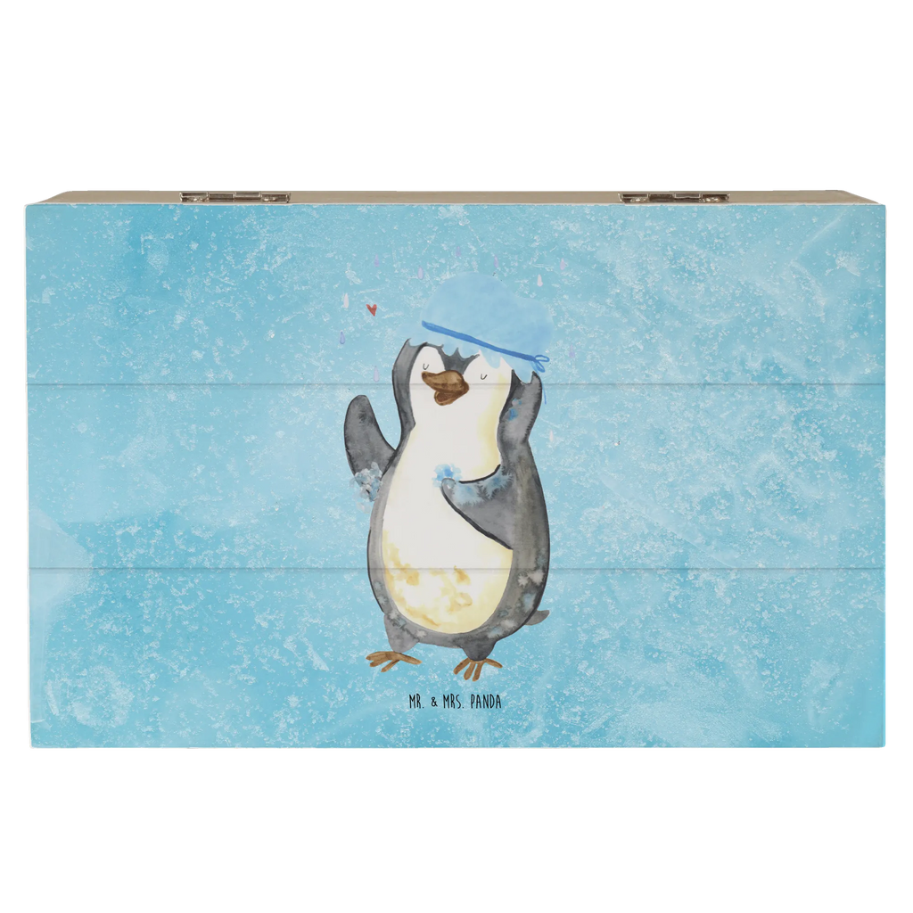 Wooden chest Penguin have a shower holztruhe, holzbox mit deckel, deko box, Kiste, aufbewahrungsbox holz, aufbewahrungskiste, Dekokiste, Truhe, aufbewahrungsbox aus holz, holzboxen, holzkiste mit deckel, Schatulle, schmuckkästchen, holzbox, Erinnerungskiste, holzkisten, dekorative holzkiste, erinnerungsbox baby, holz aufbewahrungsbox, ordnungsbox, Aufbewahrungsbox, Schatzkiste, Erinnerungsbox, Geschenkbox, box aus holz, erinnerungsbox hochzeit, Holzkiste, Pinguin, Lebensmotto, Dusche, Neuanfang, duschen, glücklich sein, Motivation, Pinguine, Neustart
