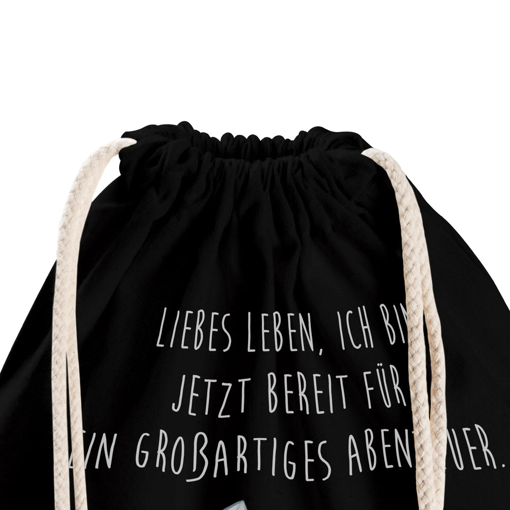 Drawstring bag Penguin & Mouse Hiker jute bag, gym bag, sports bag, bag, hipster, carrier bag, Penguin, North Pole, Winter, Penguins, road trip, penguins, excursion, penguin, adventure, wanderlust, adventurer, hiking